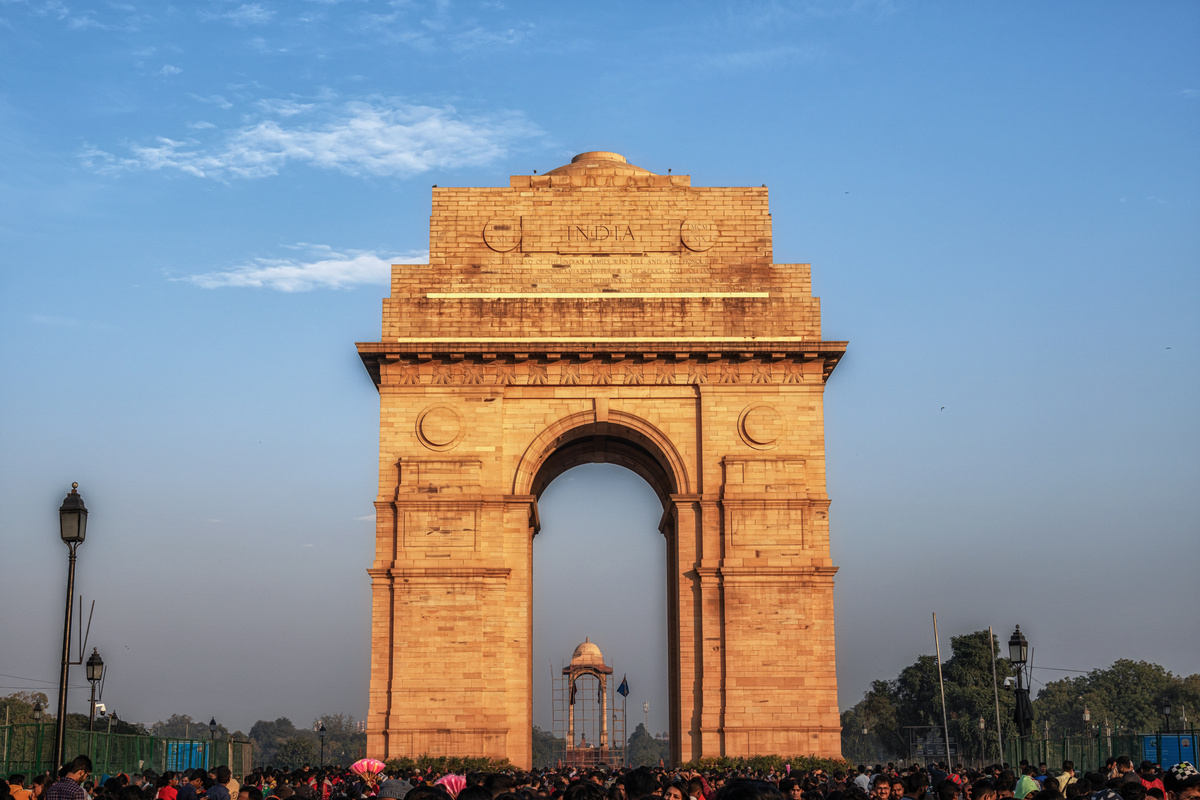 India Gate during Sunset